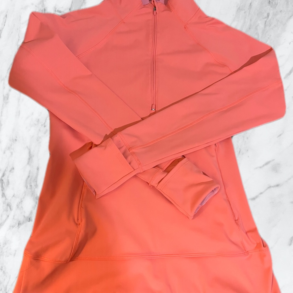 Athleta - Whittier Peak Half Zip - Size S (Coral Pink)